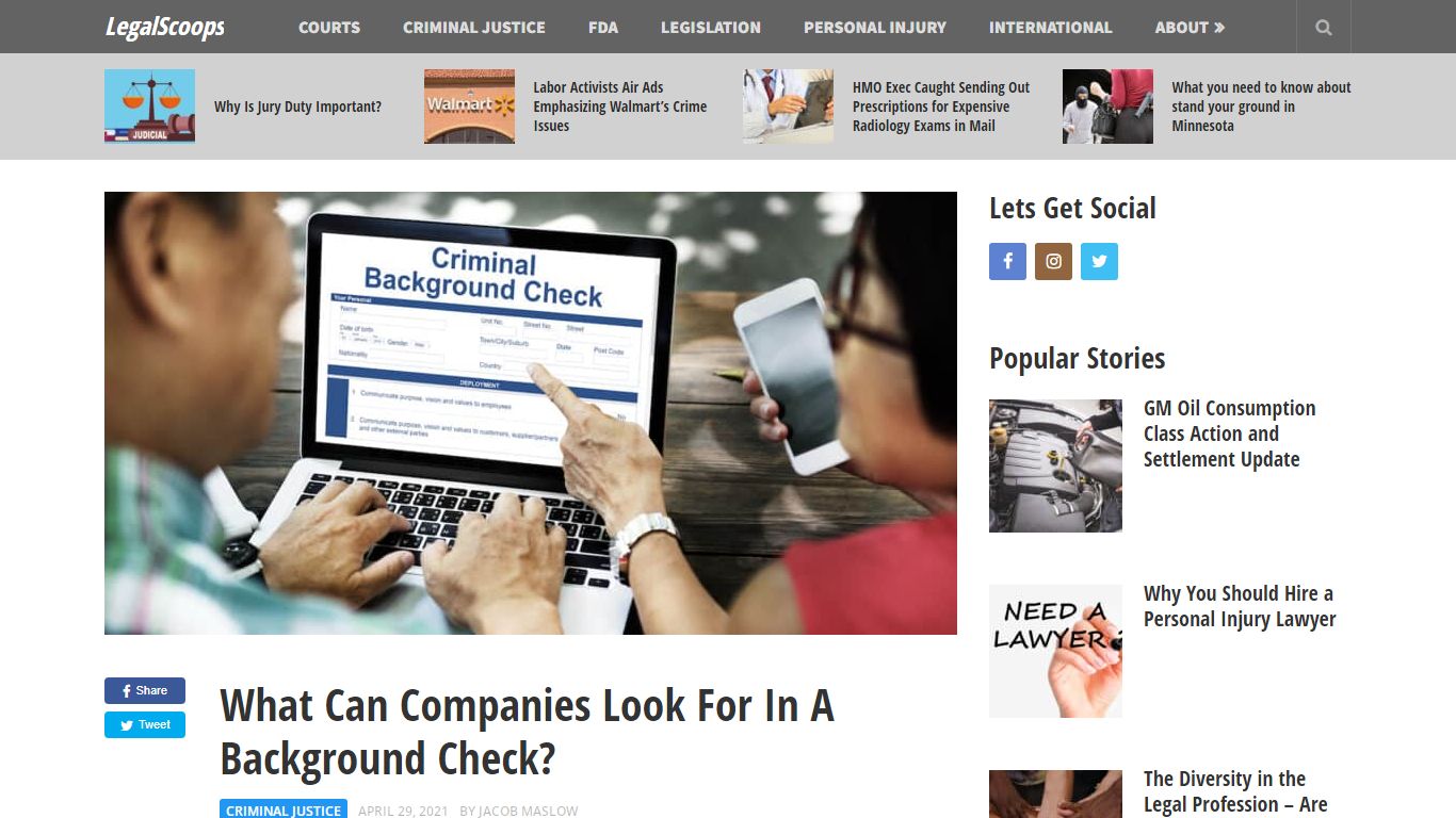 What Can Companies Look For In A Background Check?